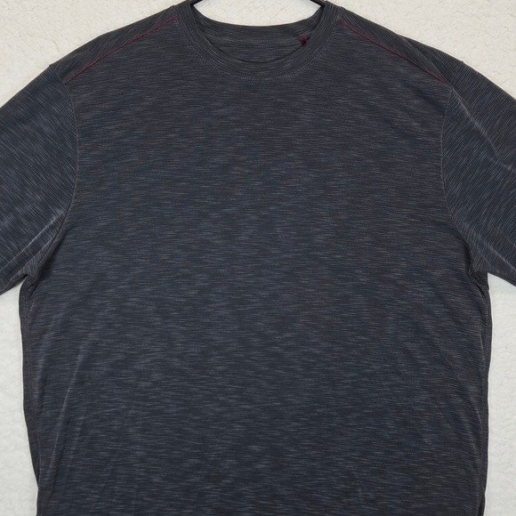 Tommy Bahama Men Long Sleeve Performance Tee Dark Gray Large - Picture 5 of 12